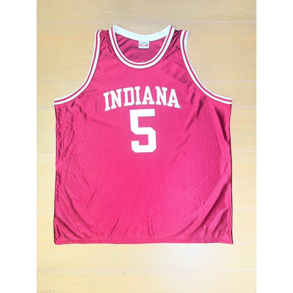 Indiana Hoosiers Basketball Jersey Size XXL‎ Men's #5 rare IZAW tag made in USA